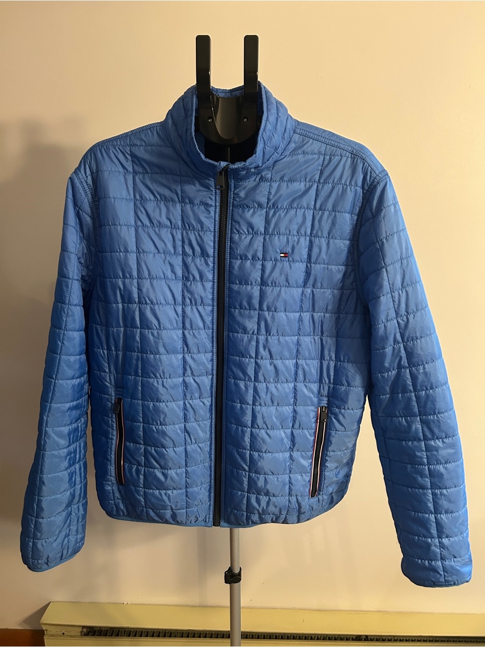 Tommy Hilfiger Light Blue Quilted Lightweight Puffer Jacket